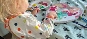 verven met verfschort aan